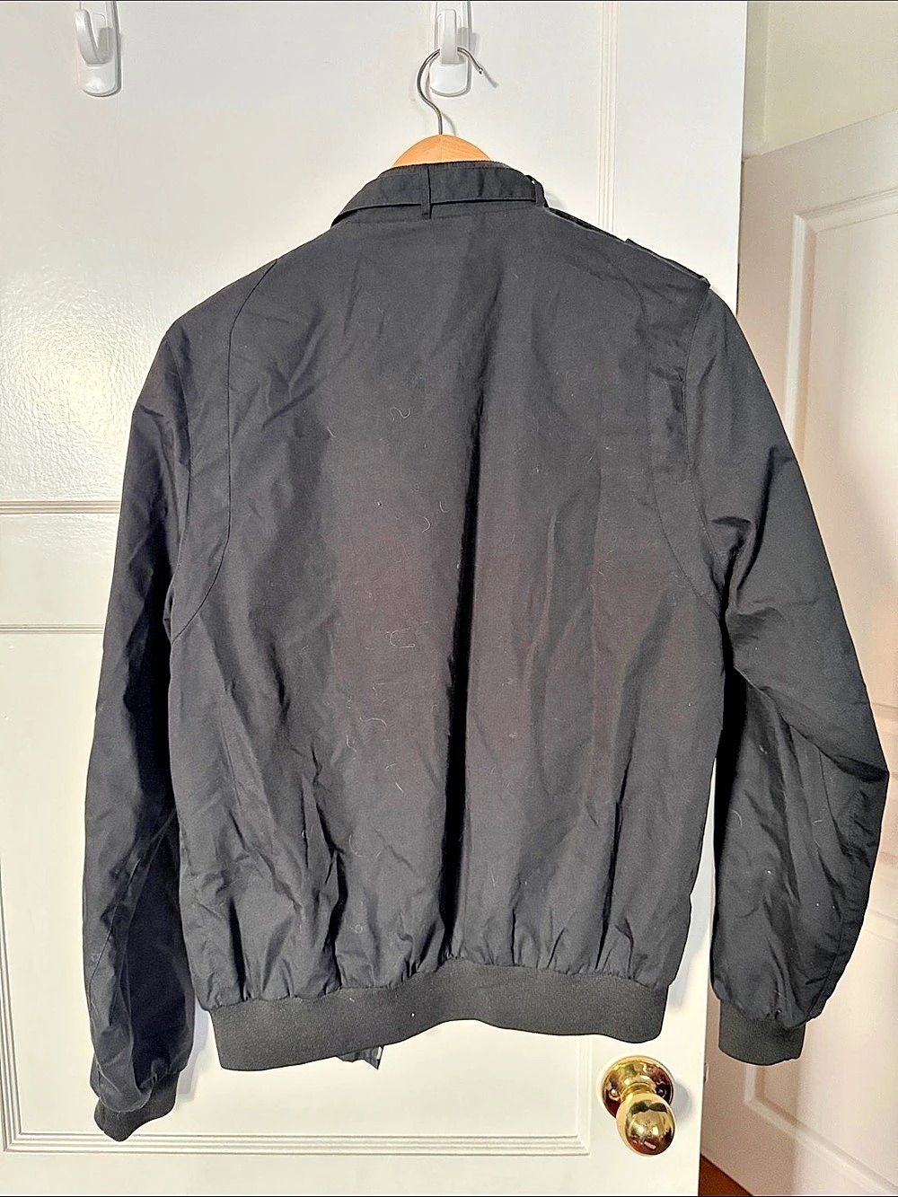 Members Only Classic Iconic Racer Jacket Black Medium - Picture 2 of 3